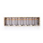 Moroccan Tea Glass 6 Pieces Gold image number 1