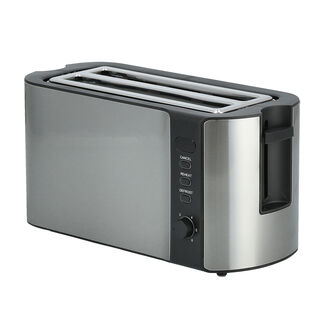 Alberto plastic black silver toaster 1250 1500W