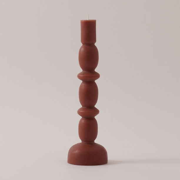 هومز شمعة من شمع الصويا 7.5*24.5سم، بني image number 0