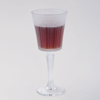 La Mesa Set Of 4 Frosted Stem Glass Clear 290Ml