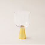 La Mesa 4 pcs wider juice glass gold bottom 9*9*14.8 cm image number 3