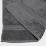 Boutique Blanche grey ultra soft cotton bathroom towl 70*140 cm image number 3
