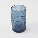 La Mesa 4 Pcs Highball Glass Set, Dark Blue 7.5*7.5*12.5 Cm image number 0