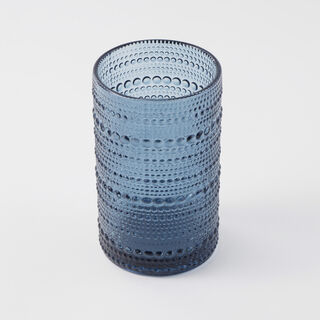 La Mesa 4 Pcs Highball Glass Set, Dark Blue 7.5*7.5*12.5 Cm
