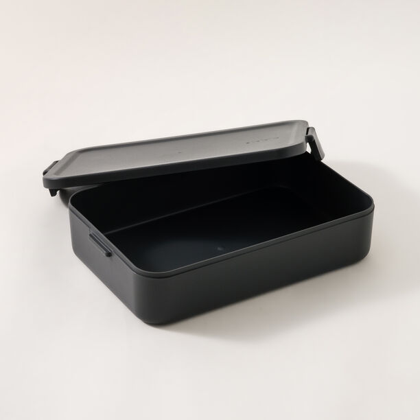Brabantia large plastic luchbox 16.7*25.5*6.2cm dark gray image number 1
