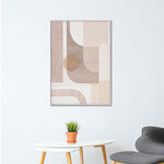 Homez contemporary geometric canvas art in wooden frame 50* 70*3.2cm image number 0