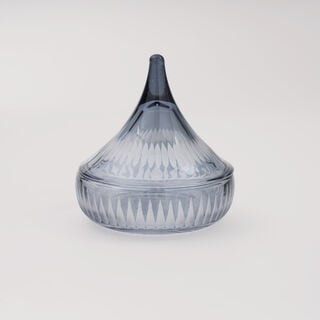 Dallaty Glass Date Bowl 15ml, Grey