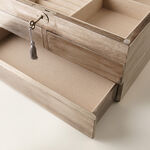Homez jewelry box, 3 layers 36.8*27.3*18.4cm image number 2