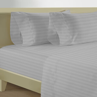 Ambra 400TC cotton fitted sheet 120*200, grey