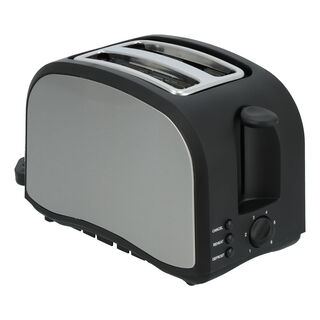 Alberto plastic black toaster 800W