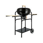 18" Trolley Kettle Grill In Black image number 4