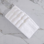 Boutique Blanche 6 Piece White Cotton Face Towel Set 33*33 cm image number 3