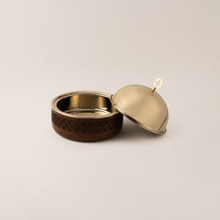 La Mesa big food server in Gold metal 3 L