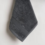 Boutique Blanche grey cotton ultra soft face towel 30*30 cm image number 0