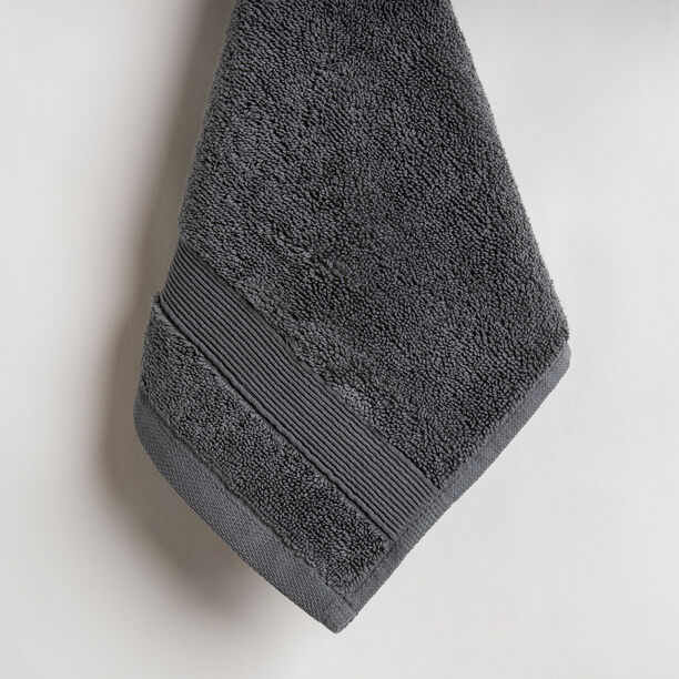 Boutique Blanche grey cotton ultra soft face towel 30*30 cm image number 0