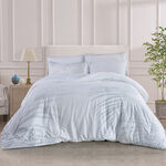 Cottage 6 Pcs Microfiber King Comforter Set, Light Blue, 230*250Cm image number 0