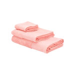 Embroidered Border Cotton Bath Towel 70*140 cm Peche image number 4