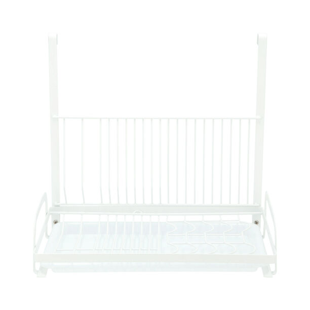 Alberto White Coated Over The Shelf Dish Rack  image number 2