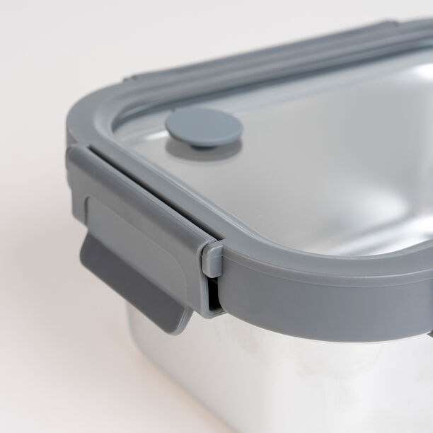 Alberto stainless steel microwavable lunch box with lid 800ml image number 3