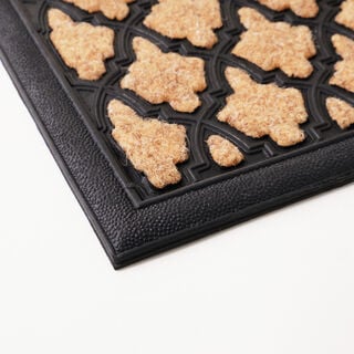 Homez welcome door mat, black