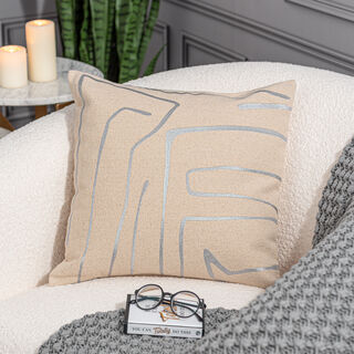  Silver Printed Cushion 50*50 cm