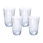 Glass Stem Goblets Cold Spot And Blue Luster image number 0