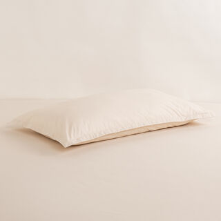 Boutique Blanche Pillow Cover Set 100% Cotton 200Tc Percale King Oatmeal 90*50 Cm