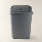 Homez 40L Grey Waste Bin With Swinglid image number 0