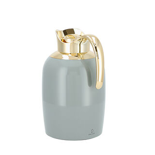 Dallaty steel vacuum flask grey/gold 1.3L