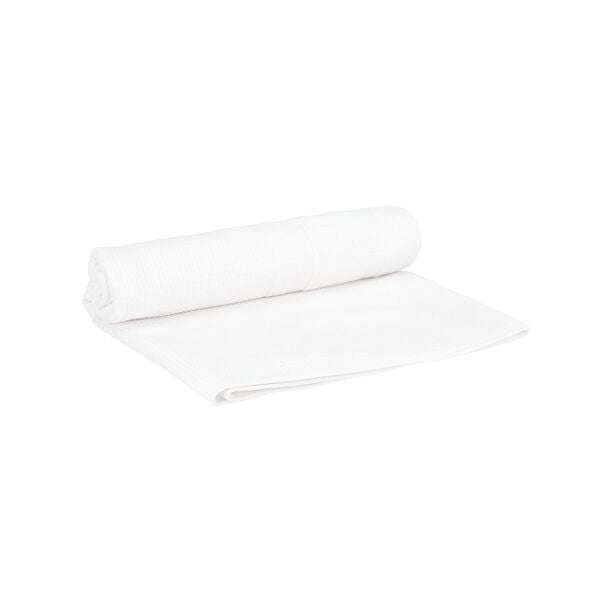 Waffle Cotton Bath Towel 70*140 cm White image number 1