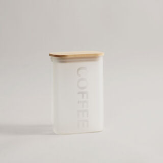 Alberto 4pcs borosilicate glass canister set with wood lid