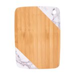 Bamboo Cutting Board Marble Surface Rectangle  image number 1