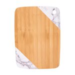 Bamboo Cutting Board Marble Surface Rectangle image number 1