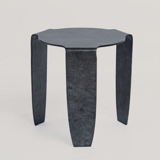 Homez Metal Side Table, Black 45*45*45 Cm