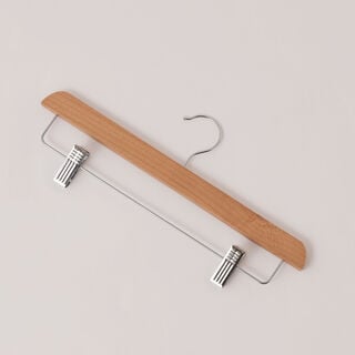 هومز علاق بنطلون 3 قطع خشبية، بيج 37*26*32 سم