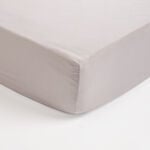 Boutique Blanche Fitted Sheet 100% Cotton 300Tc Sateen Super King, Dark Grey 200*200 Cm image number 0