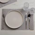 La Mesa fabric rectangular placemats set of 4pcs 45*30cm, grey image number 3