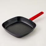 Betty Crocker non stick grill pan 26cm, black image number 0