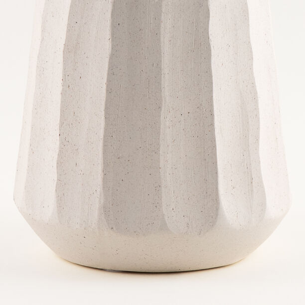 Homez boho ceramic vase 17.5*17.5*21cm, white image number 2
