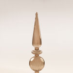 هومز قطعة ديكور رمضانية من الزجاج، رمادي 8.5*8.5*39سم image number 2