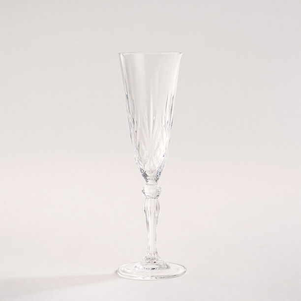 Rcr Set Melodia 18 RCR Melodia Italian Crystal Tumblers Goblet Flute Stem Glasses Set 18 Pieces image number 11