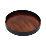 Metal Tray With Wood image number 2