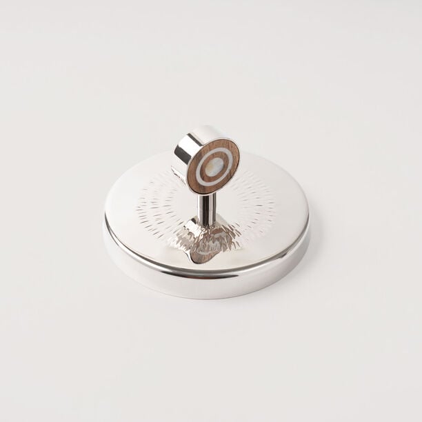 Pearl Collection Oud Burner Storage With Lid, Wood, 10*10*12 cm image number 3