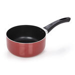 Alberto Non Stick Round Sauce Pan With Bakelite Handle Red  image number 1