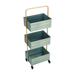 3Tiered Metal Square Serving Trolley 