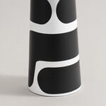 Homez black memphis ceramic vase 12.5*11*26cm image number 2