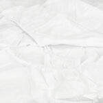 Fitted Sheet + 2 Piece Pillow cover 200*200+35 cm White 100% Cotton image number 1