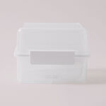 البرتو علبة غداء بلاستيكية، أبيض 2460مل image number 2