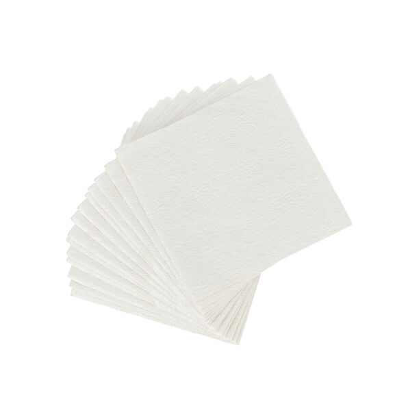Elegance Serving Napkins Paper Square White image number 1