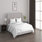 Cottage 3pcs cotton duvet cover 260*200cm 200 thread count white image number 0